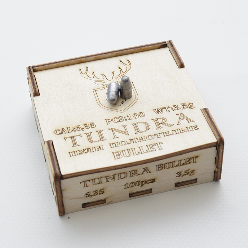 Пули полнотелые TUNDRA BULLET 6.35(6.42) 3.5 г 100 шт купить Пули полнотелые TUNDRA BULLET 6.35(6.42) 3.5 г 100 шт купить